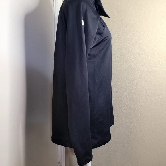 UnderArmour LS Pullover with Motion Snap Collar, Size Womens Medium - Picture 2 of 12